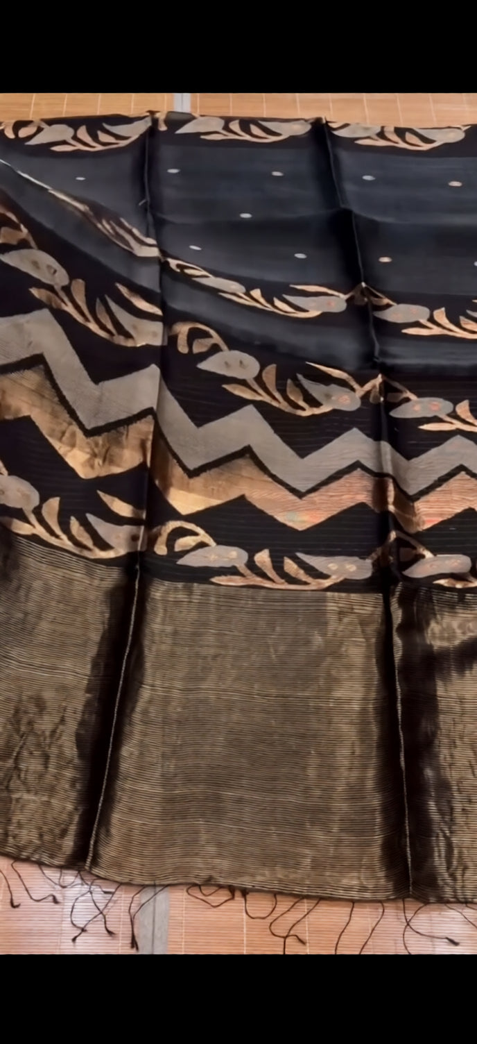Krishna Megham Jamdani Saree