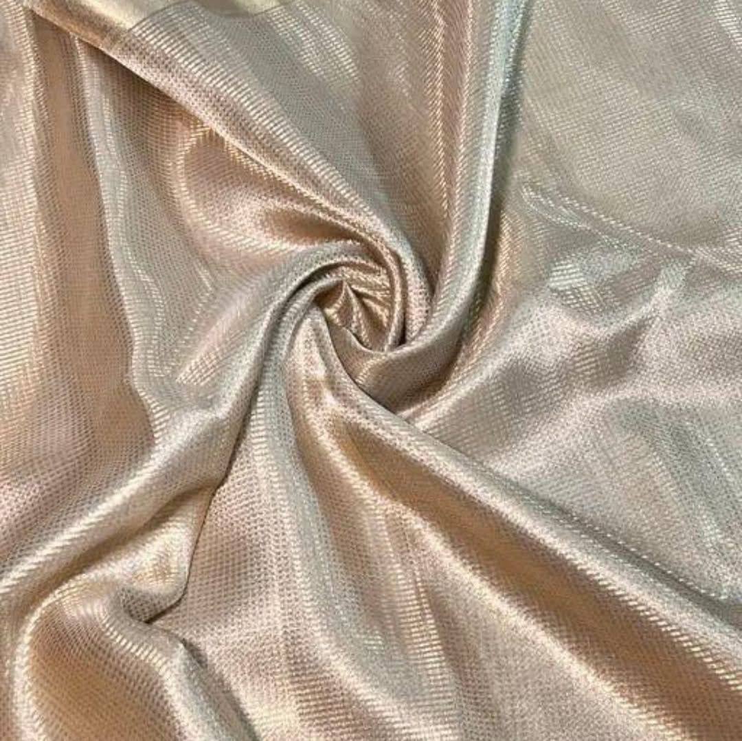 Nayanthara Inspired Banarasi Golden Tissue Silk Saree