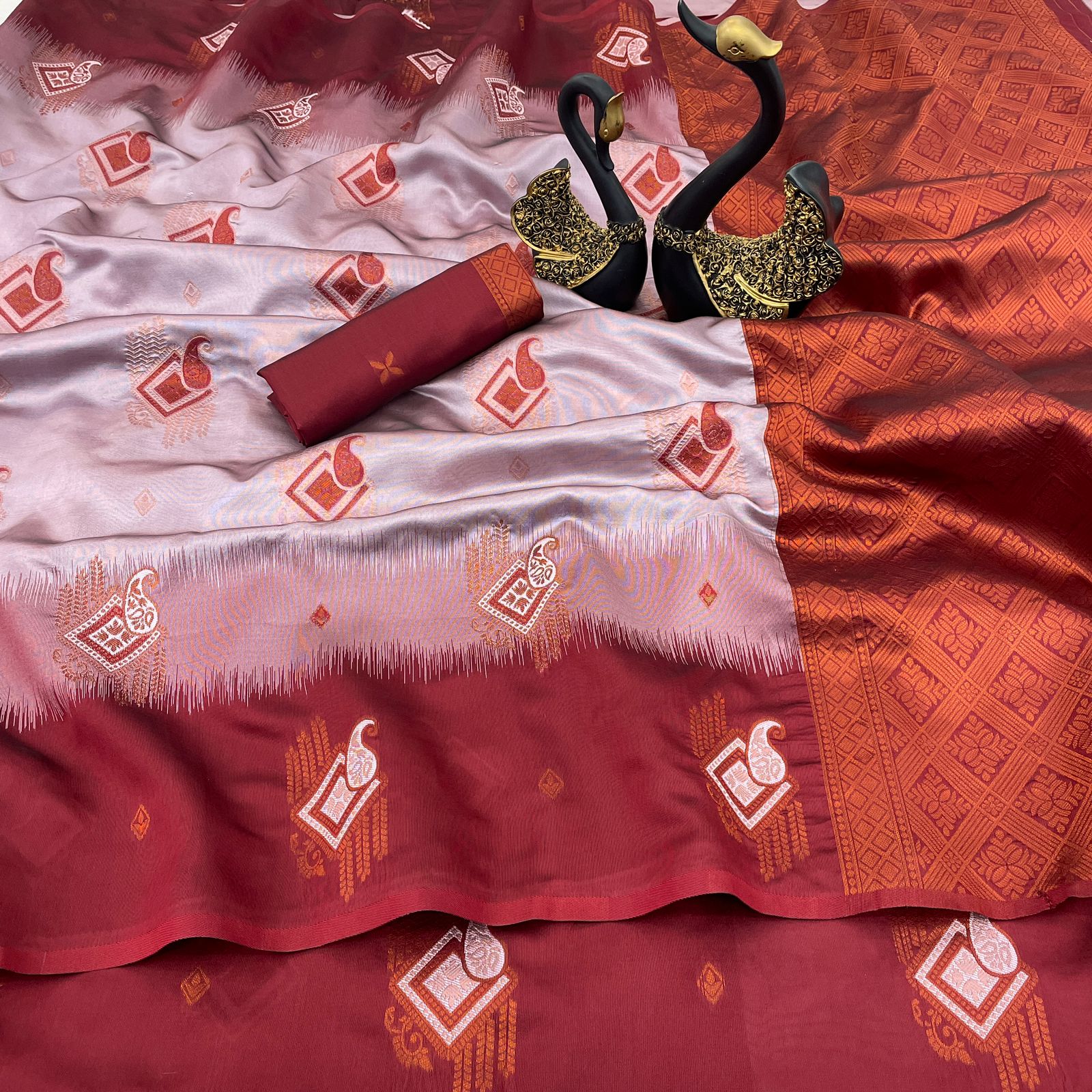 Premium Kuber Pattu Silk Saree for Wedding & Party Wear