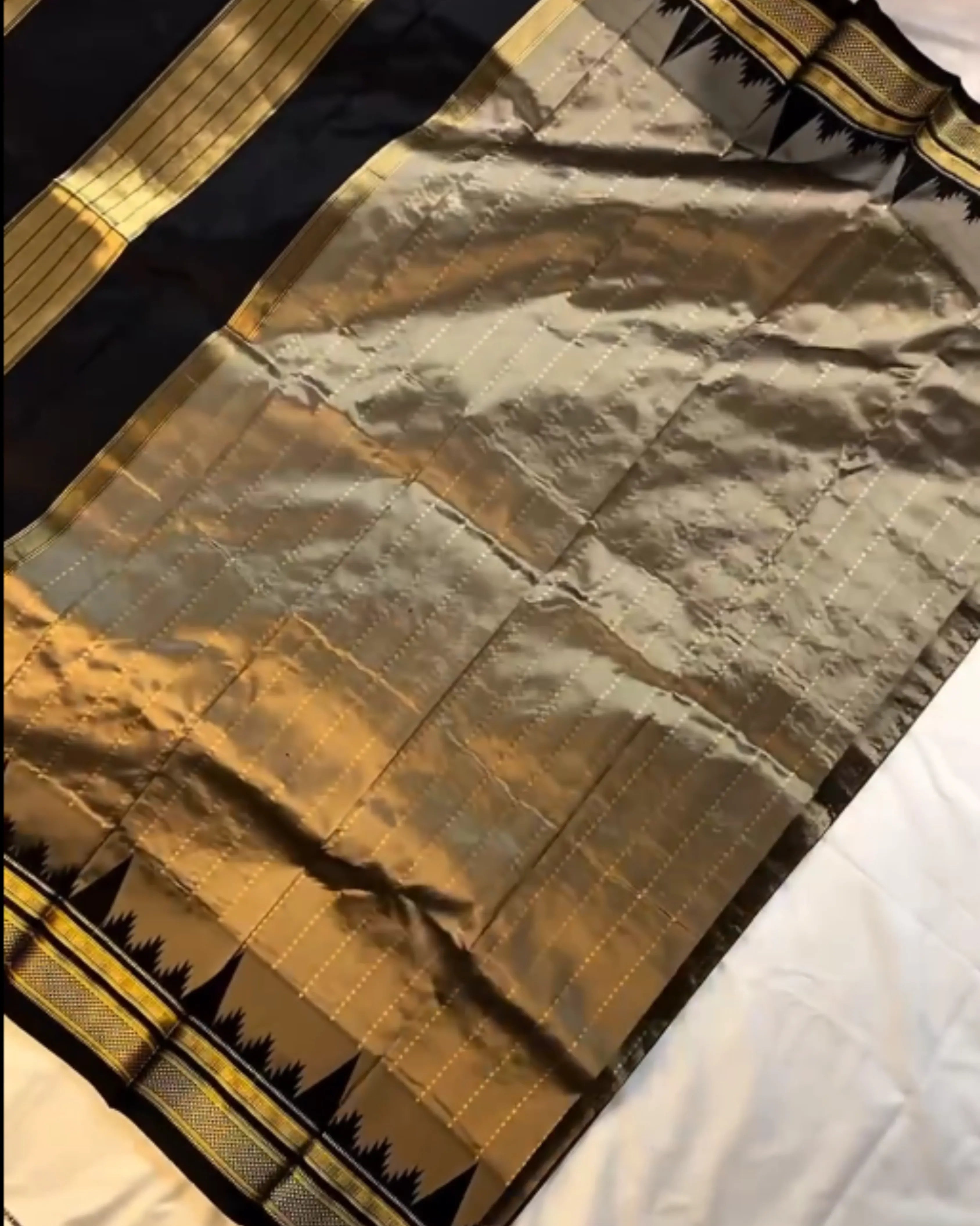 Misty Bronze Rudraksh Saree