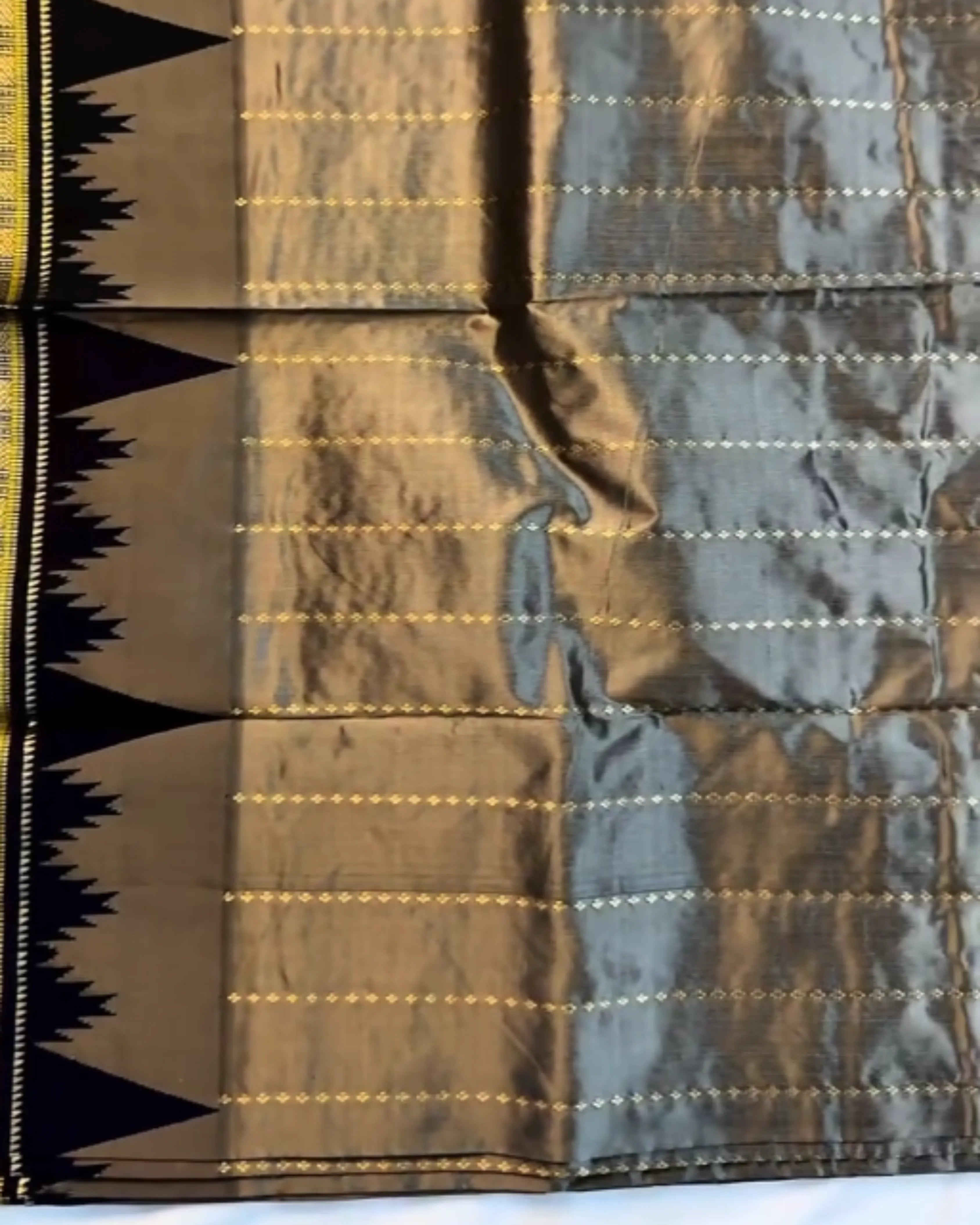 Misty Bronze Rudraksh Saree