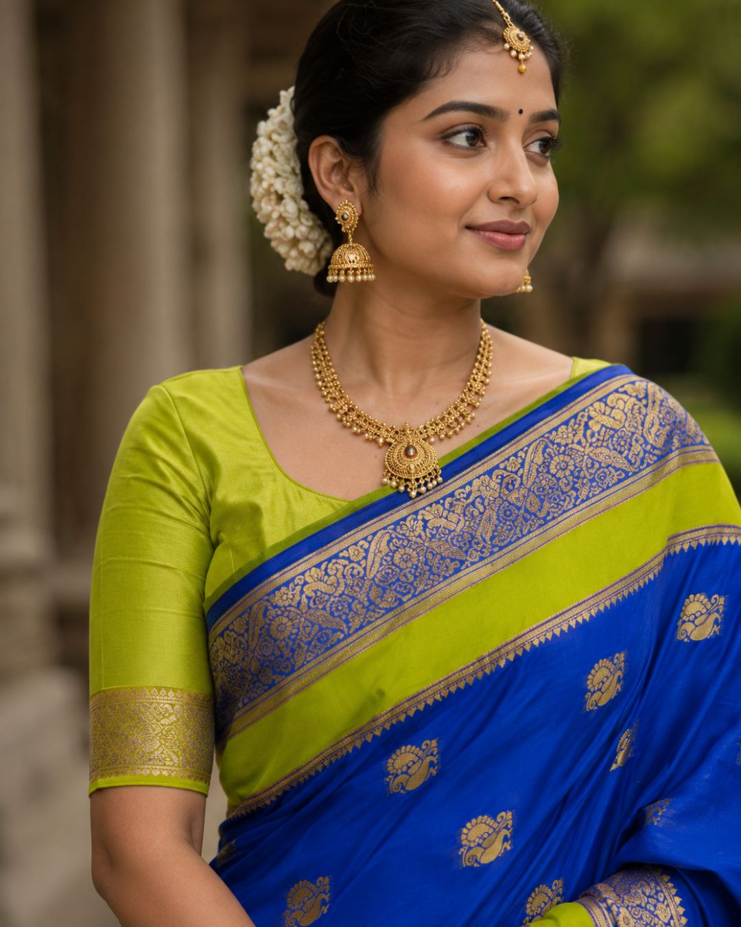 Neelam Vatika Drapes Silk Saree