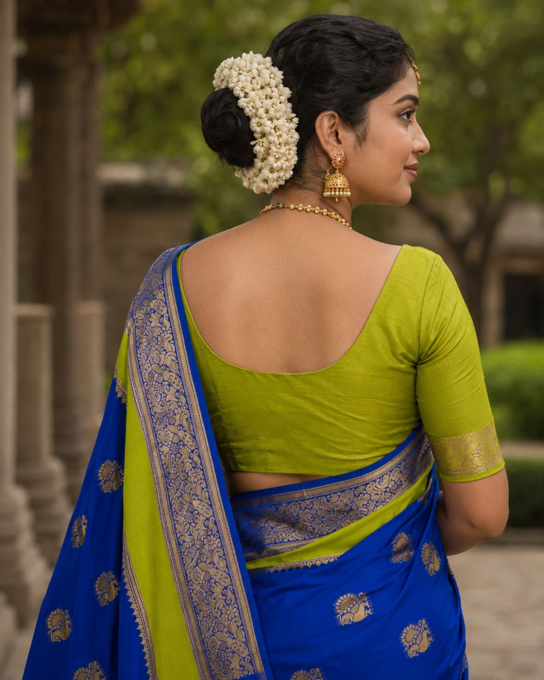 Neelam Vatika Drapes Silk Saree