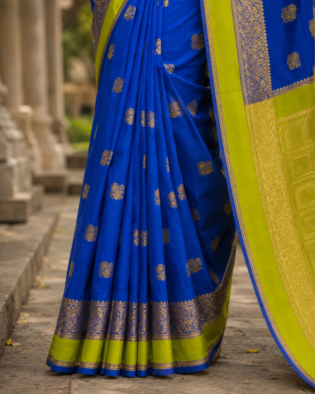 Neelam Vatika Drapes Silk Saree