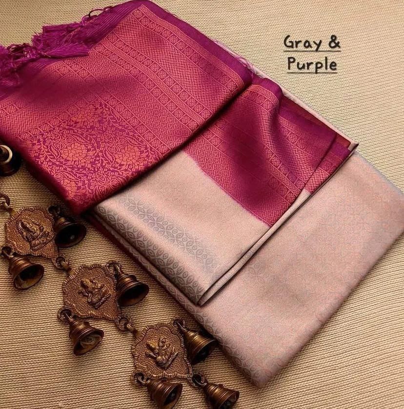 Elegant Pink & Black Soft Silk Saree with Rich Woven Pallu