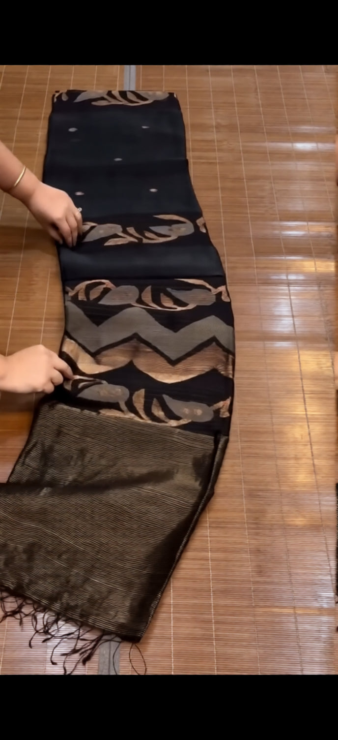 Krishna Megham Jamdani Saree