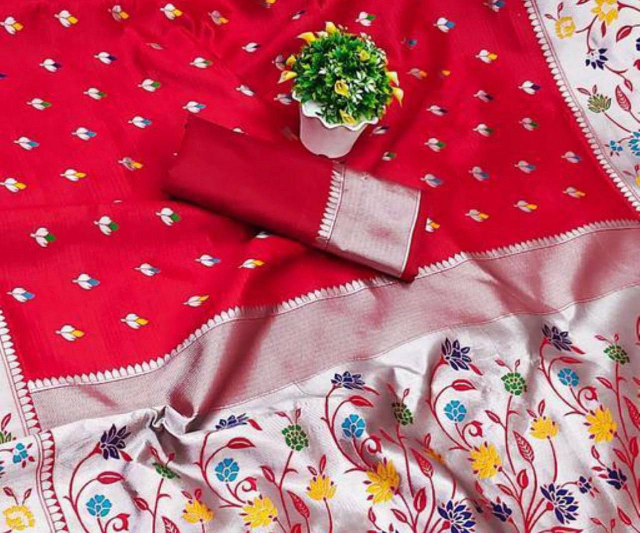 New Launch Paithani Silk Wedding Saree – Rich & Elegant