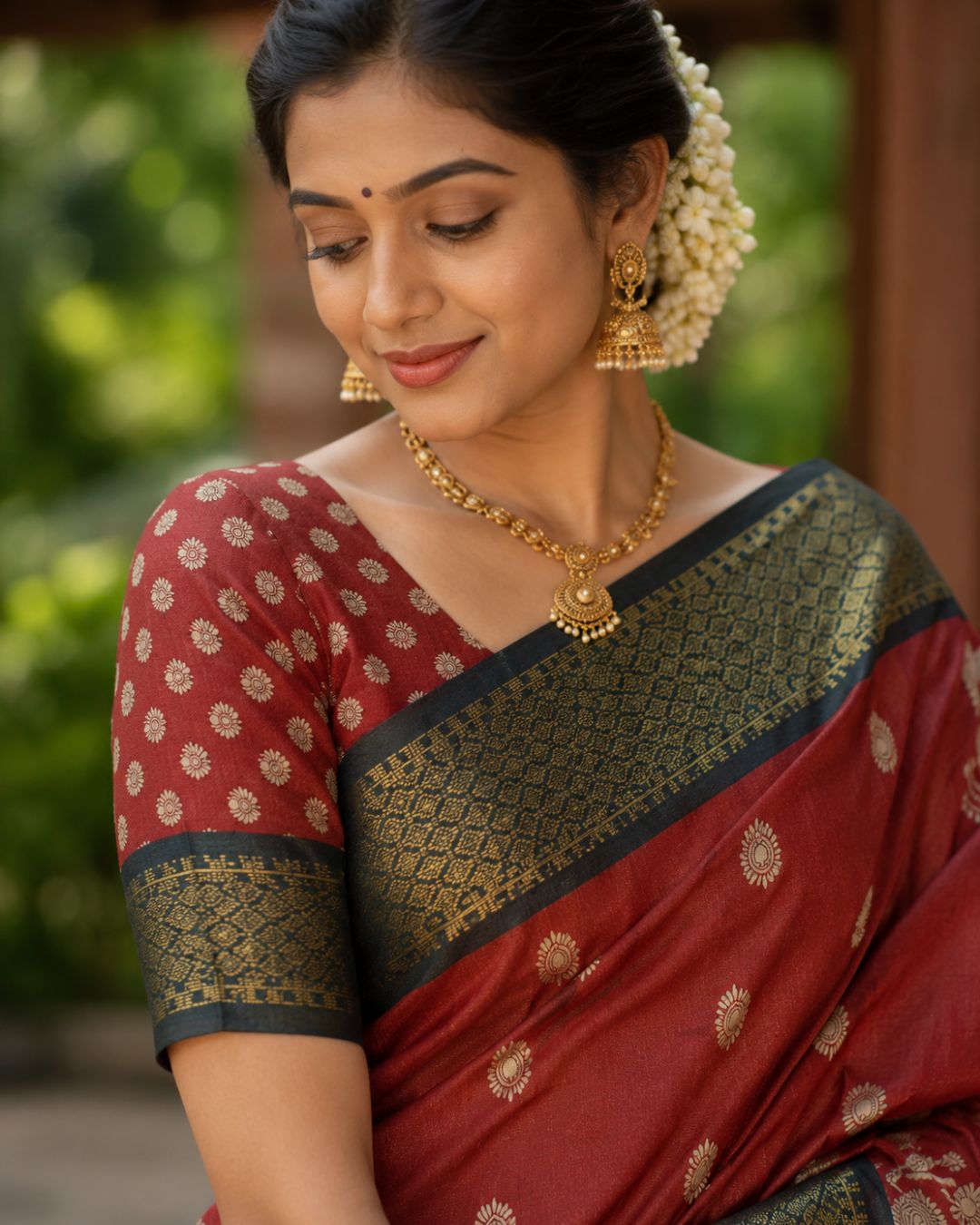 Murti's Kalamkari Silk Saree