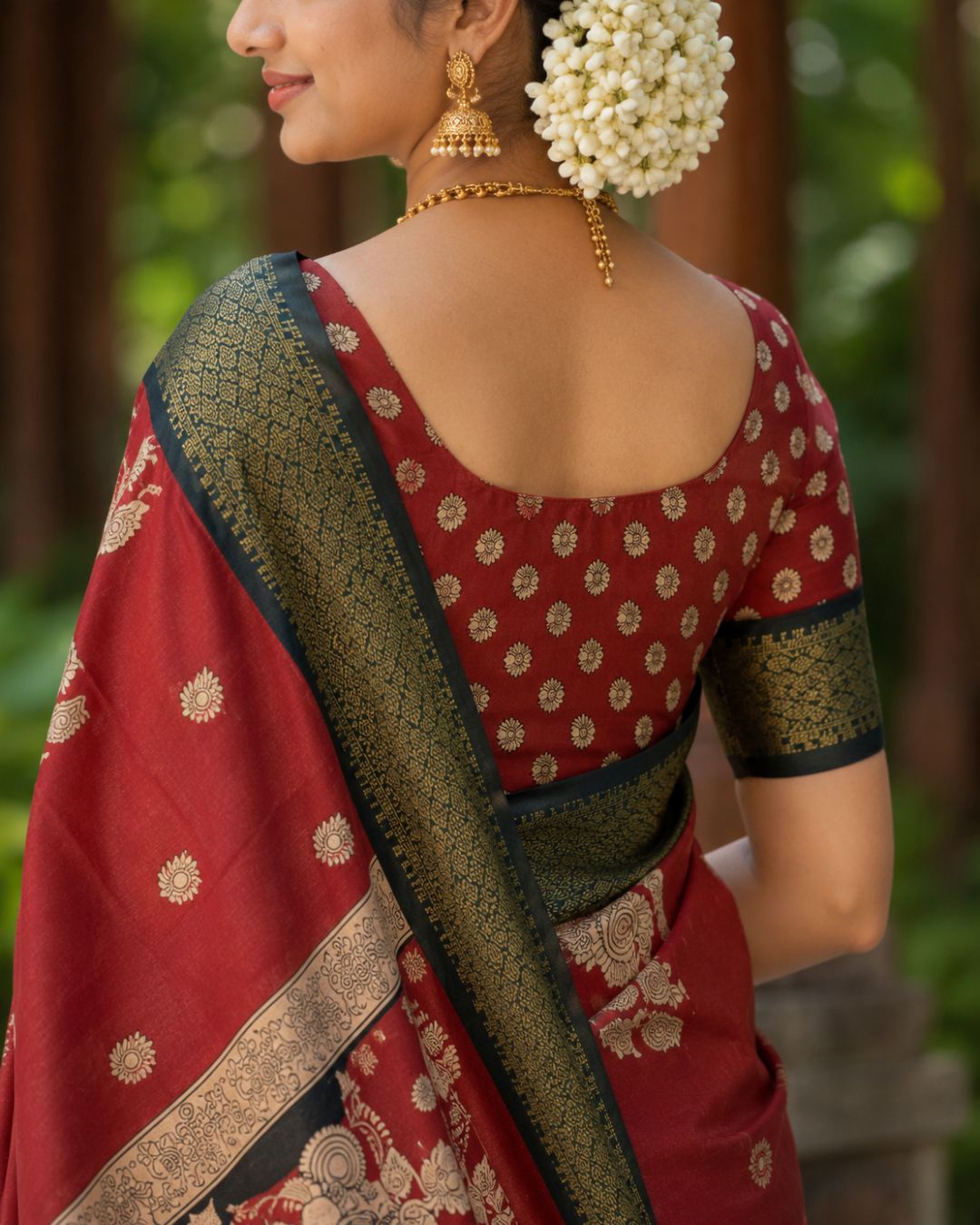 Murti's Kalamkari Silk Saree
