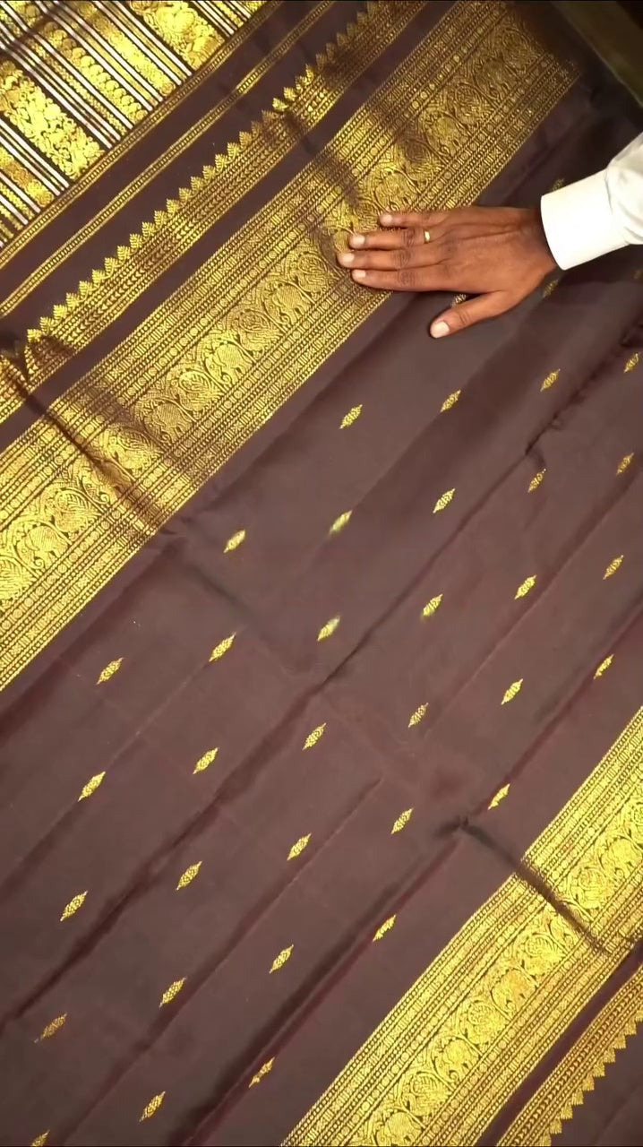 Vintage Wedding Silk Saree